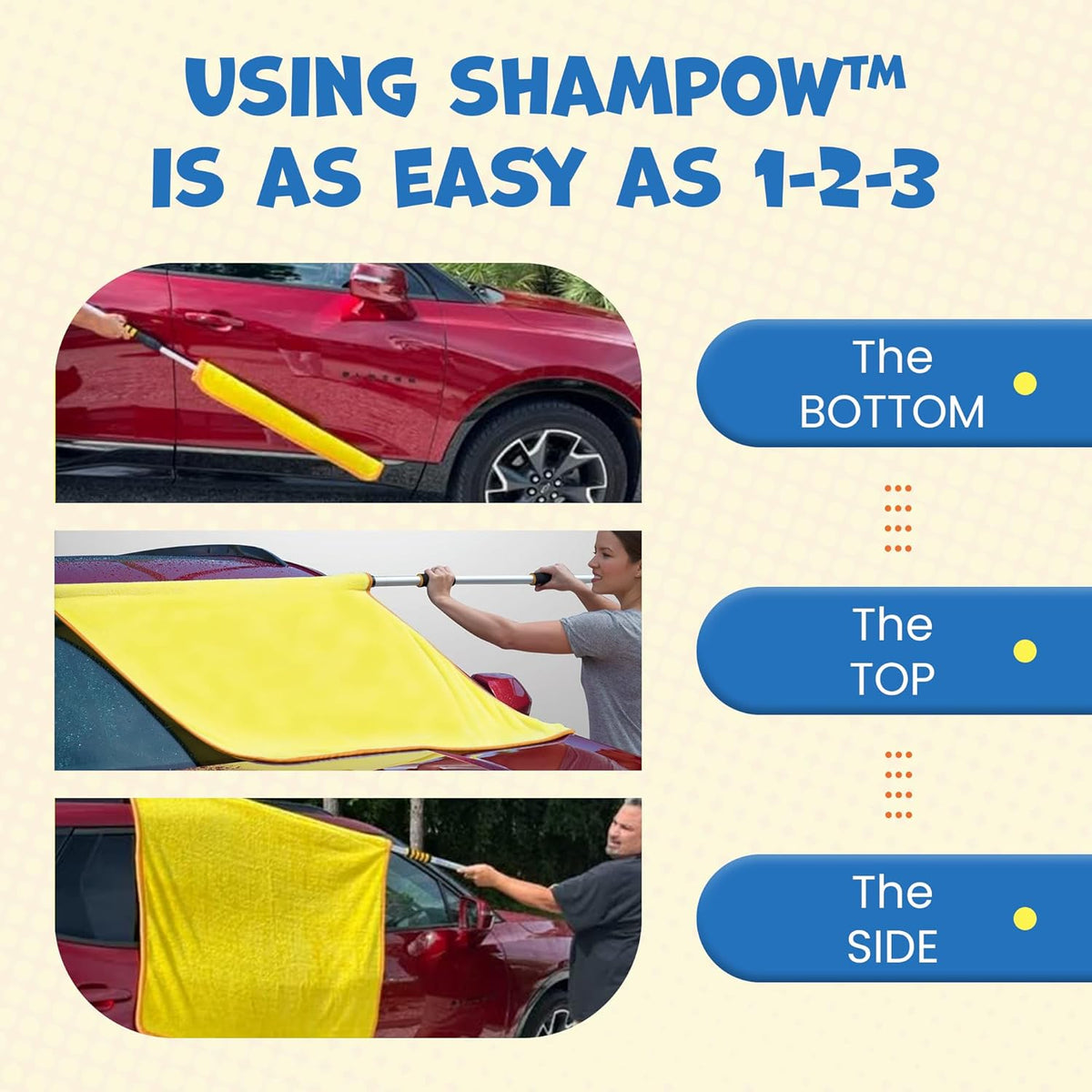 ShamPow Microfiber Towel for Drying Vehicle