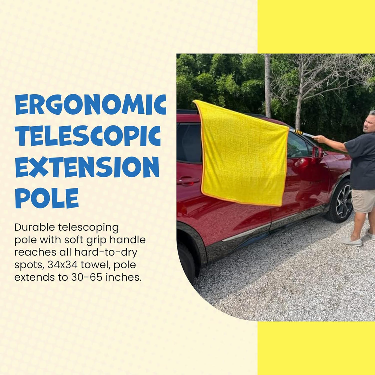 ShamPow Microfiber Towel for Drying Vehicle