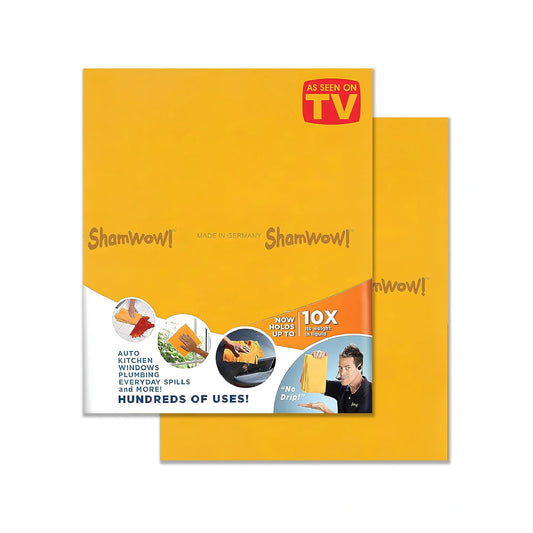 The Original ShamWow Cleaning Shammy Cloth - Absorbent Multi-Purpose