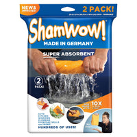 The Original ShamWow Cleaning Shammy Cloth - Absorbent Multi-Purpose