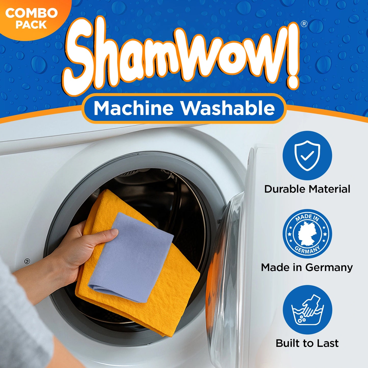 The Shamwow Special Bundle Pack, Includes Large & Mini Towels