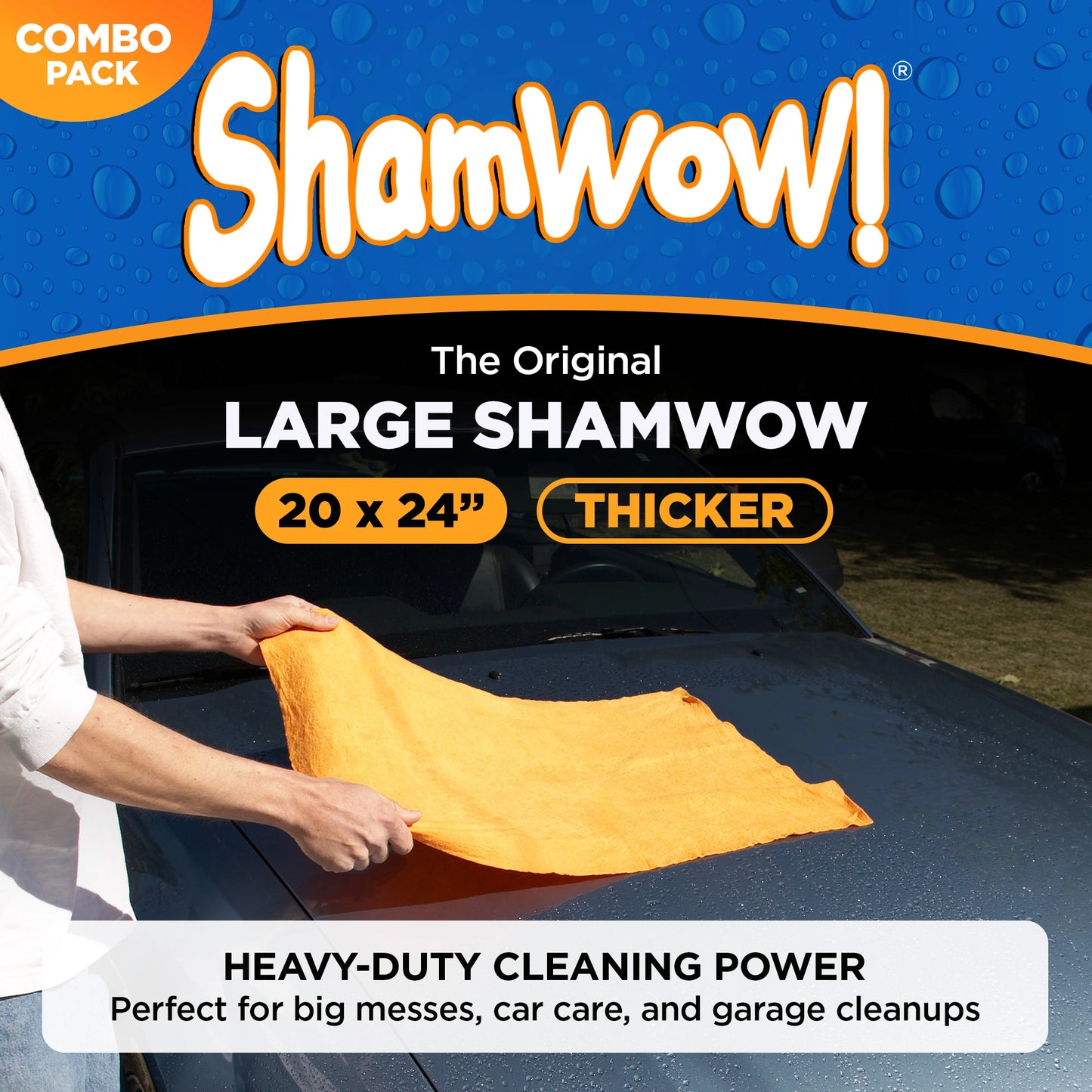 The Shamwow Special Bundle Pack, Includes Large & Mini Towels